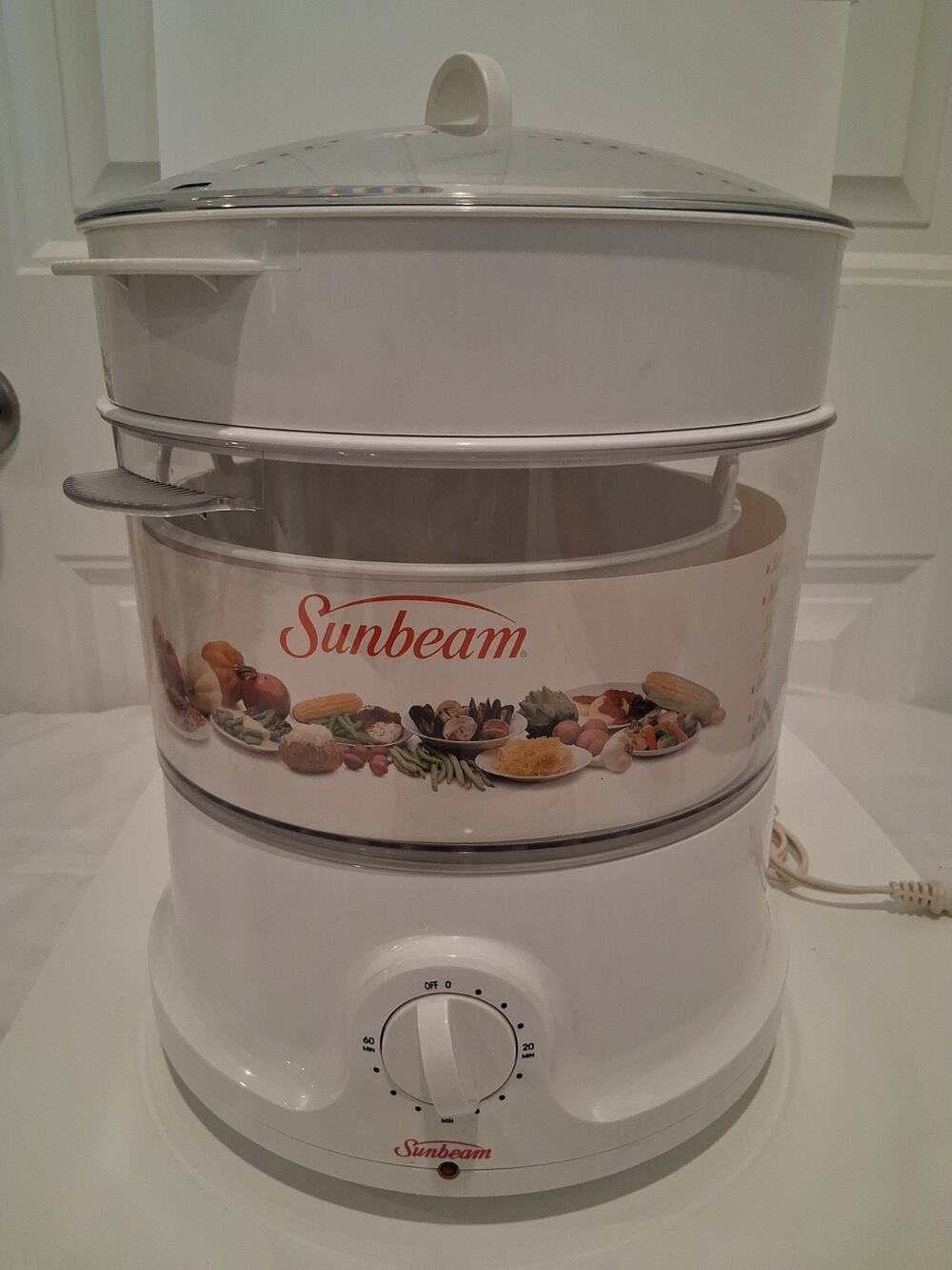 Sunbeam 4713 Electric Food Steamer 8 Qt Rice Cooker Open Box Brand New No Box